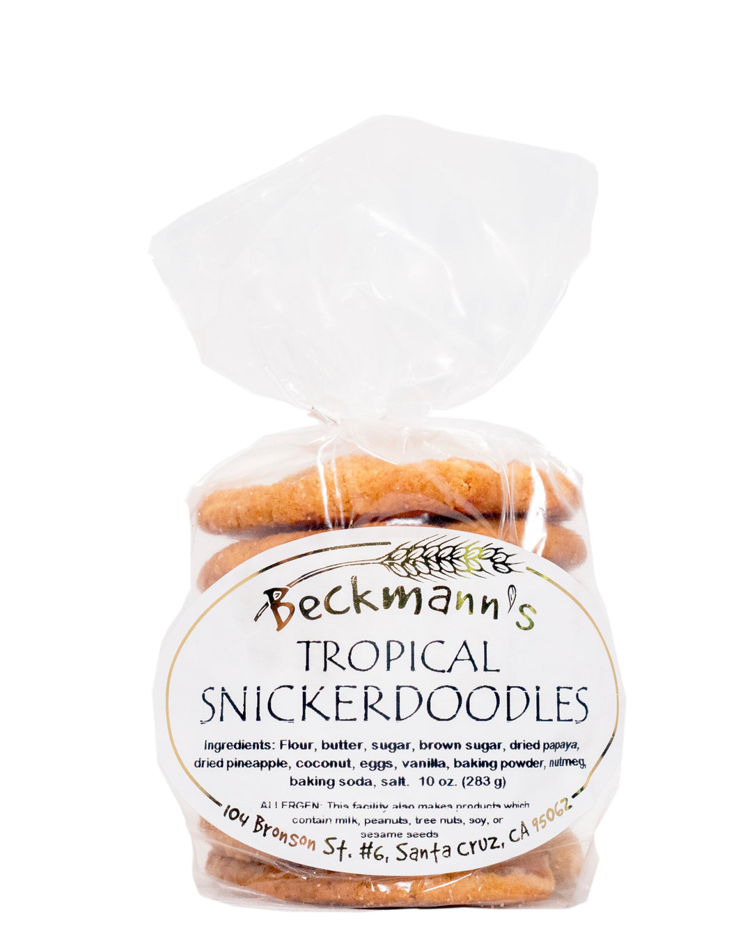 Beckmann's Tropical Snickerdoodle Cookie – Beckmann's Bakery
